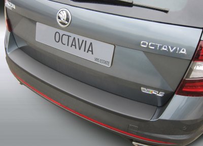 Lastskydd/Stötfångarskydd i reptålig ABS-plast till Skoda Octavia 2018-2020