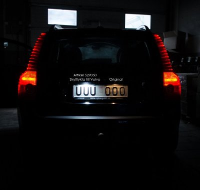 Skyltbelysning i LED till Volvo 2004-