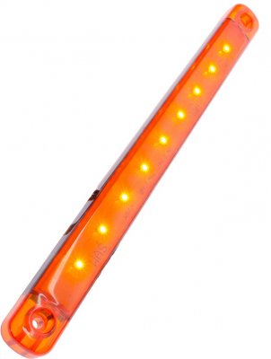 Slimmat Positionsljus 9xDiod 12V-24V 238x20,6x10,4 mm