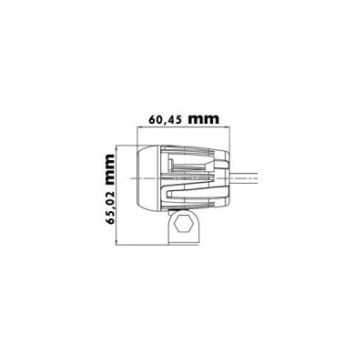 SoloPod MINI - LED-arbetsbelysning 42x60 mm