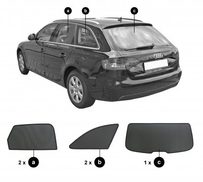 Solskydd Audi A4 Avant/Allroad 2008-2015