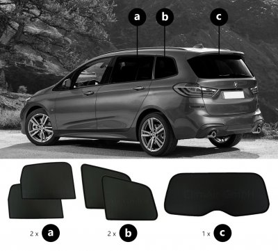 Solskydd BMW 2-serie Gran Tourer från 2016-2022