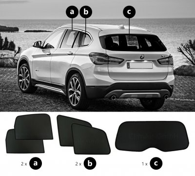 Solskydd BMW X1 från 2015-2022