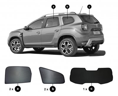 Solskydd Dacia Duster från 2018-2024