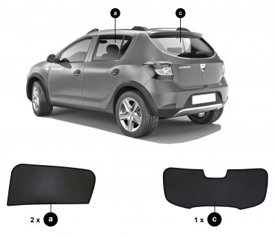 Solskydd Dacia Sandero från 2013-2020