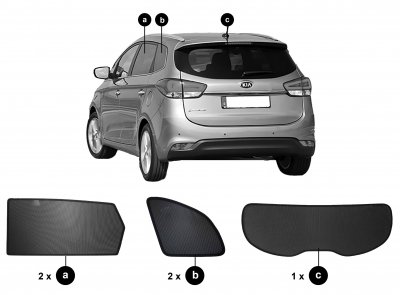 Solskydd Kia Carens 2014-2019
