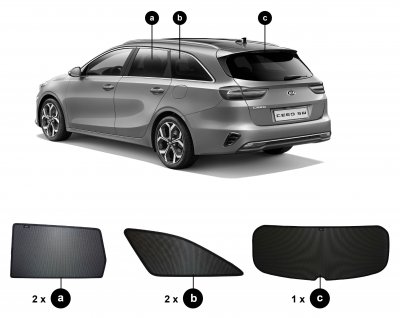 Solskydd Kia Ceed från 2019-