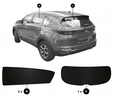 Solskydd Kia Sportage från 2016-2021