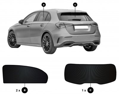 Solskydd Mercedes A-klass från 2018- och framåt