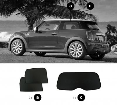 Solskydd Mini Cooper (F56) från 2014-2024