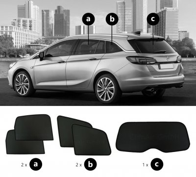 Solskydd Opel Astra från 2015-2021