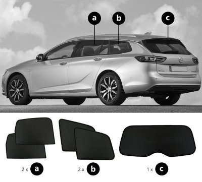 Solskydd Opel Insignia från 2017-2022