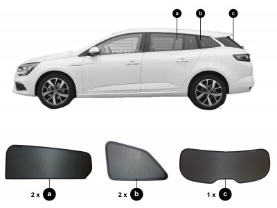 Solskydd Renault Megane Sport Tourer från 2016-