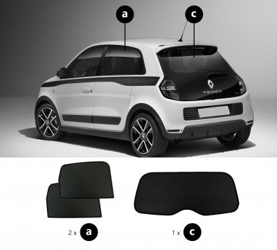 Solskydd Renault Twingo från 2014-