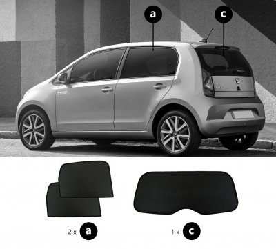 Solskydd Seat Mii 5-dörrars från 2011-
