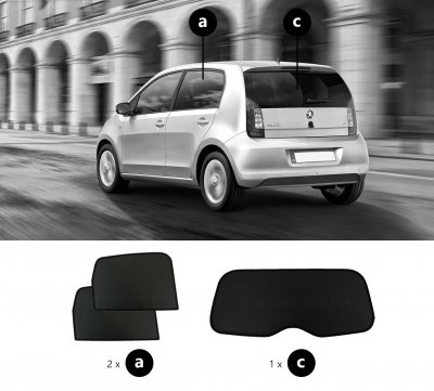 Solskydd Skoda Citigo 5-dörrar från 2011-