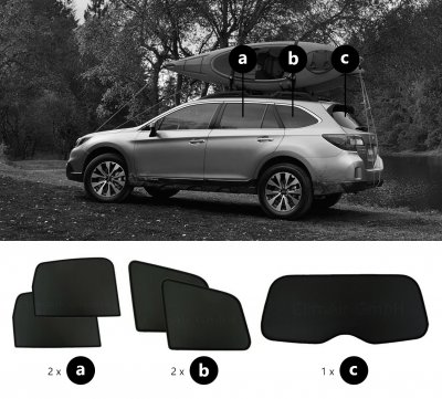 Solskydd Subaru Outback från 2016-2019