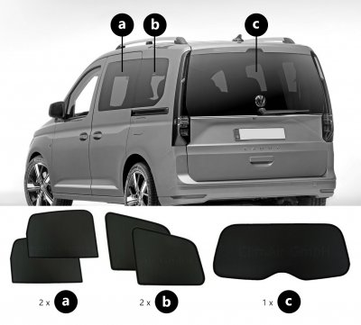 Solskydd Volkswagen Caddy från 2021- och framåt