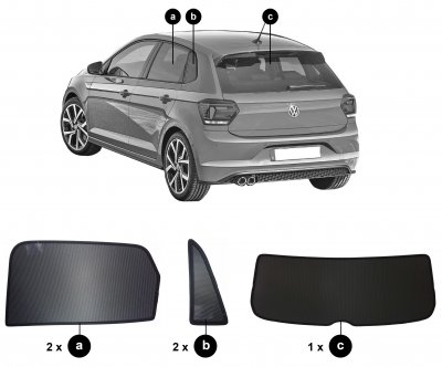Solskydd Volkswagen Polo från 2018-2020