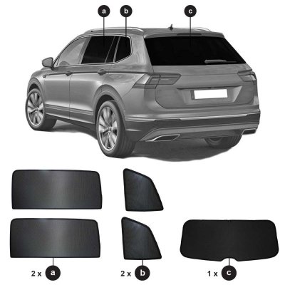 Solskydd Volkswagen Tiguan Allspace från 2016-2023