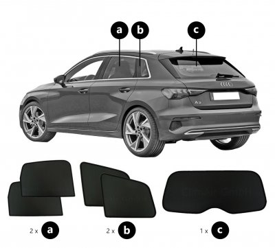 Solskydd Audi A3 Sportback från 2021-