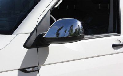 Spegelkåpor i Rostfritt stål till Volkswagen Transporter T6 2016-