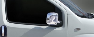 Spegelkåpor i kromad ABS-plast till Peugeot Bipper 2008-