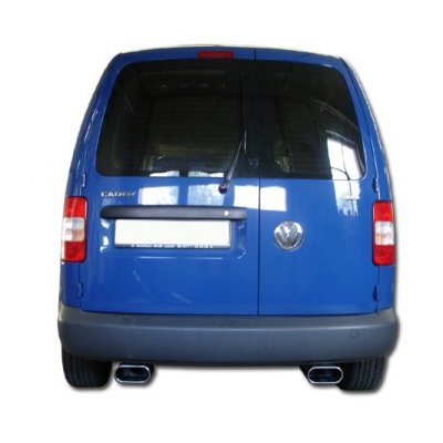 Sportavgassystem Twinpipes 160x80 mm till VW Caddy från 2004-