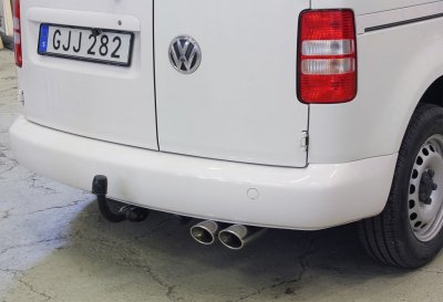 Sportavgassystem Milltek Twin till VW Caddy 2.0TDI 2004-2015