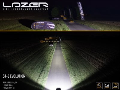 Lazer LED-ramp ST6 Evolution - 284 mm - 6402 lumen