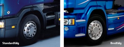 Fälgsida för bredfälg fram | 22,5"