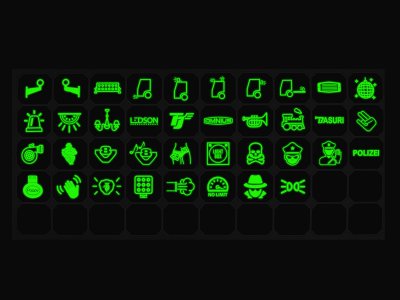 Symbolark till LEDSON Commander - 38 st extra symboler