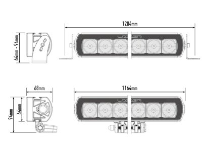 Lazer LED-ramp T28 Evolution - 1470 mm - 28952 lumen