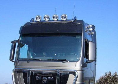 Takbåge i Rostfritt stål - MAN TGX (XXL-hytt & XLX-hytt)