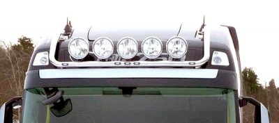 Takbåge i Rostfritt stål med LED-belysning till Volvo FH Version 4