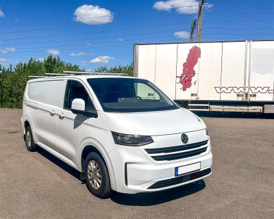 Takräcken 160 cm för Volkswagen Transporter T7 från 2024- | Aerodynamiska aluminiumräcken