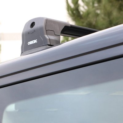 Takräcke Volkswagen Transporter T7 från 2024- och nyare | Svart | 3 st