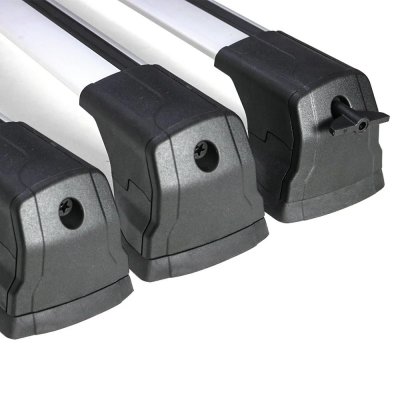 Takräcke Volkswagen Transporter T7 från 2024- och nyare | Silver | 3 st