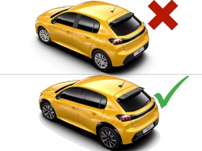 Takvinge Peugeot 208 GT från 2020-