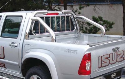 Targabåge/Flakbåge i Rostfritt stål till Isuzu D-Max 2007-2011
