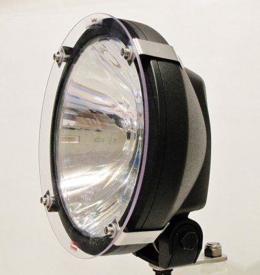 Transparent stenskottsskydd med bygel till Bosch Rallye 225 "Highlight"