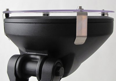 Transparent stenskottsskydd med bygel till Bosch Rallye 225 "Highlight"