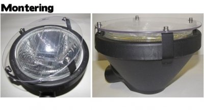 Transparent stenskottsskydd till Bosch Rallye 175 "Lill Knick"