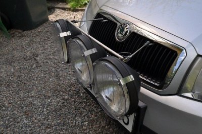 Transparent stenskottsskydd till Bosch Rallye 225 "Big Knick"