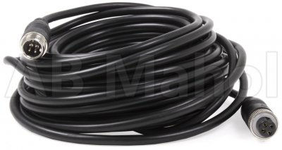 12 m förlängningskabel för anslutning mellan backkamera och skärm.