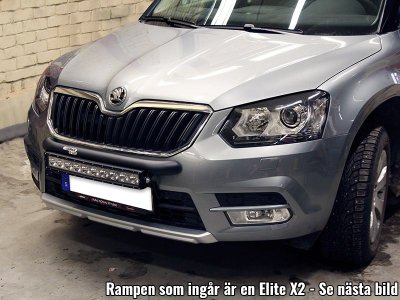 Extraljusfäste QLED inkl. ledramp till Skoda Yeti 2014-
