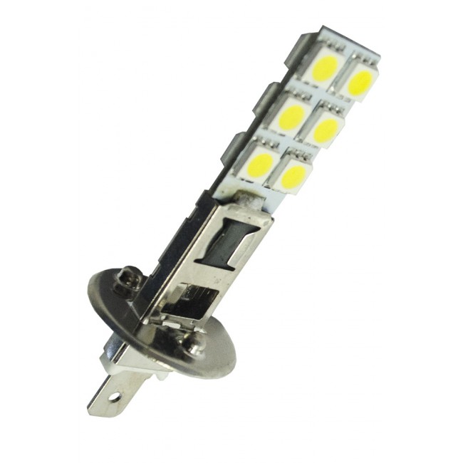 Ledlampa 12V 12xDiod Vit H1