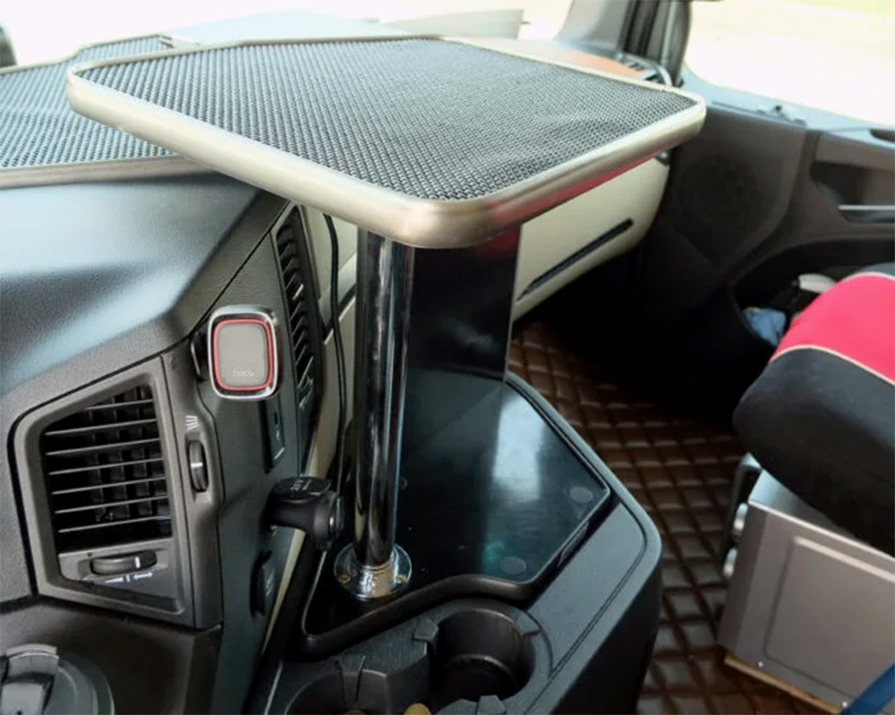 Kaffebord till Mercedes Actros MP4/MP5 från 2011- (Silver)