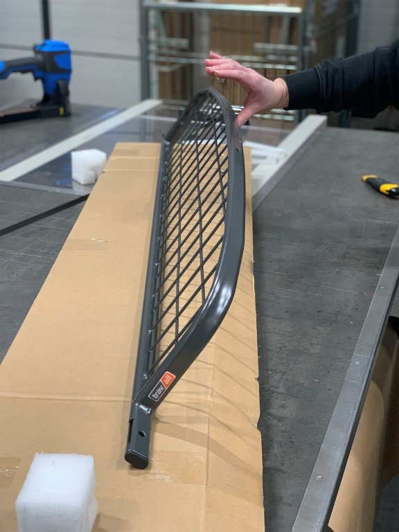 Travall lastgaller packas upp hos Transportstyling