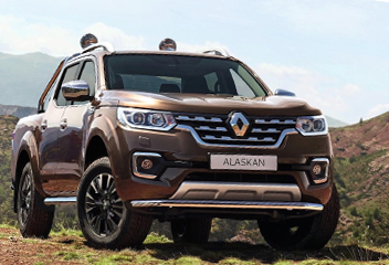 Bilklädsel baksäte som passar Renault Alaskan från 2017-